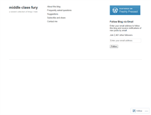 Tablet Screenshot of middleclassfury.com